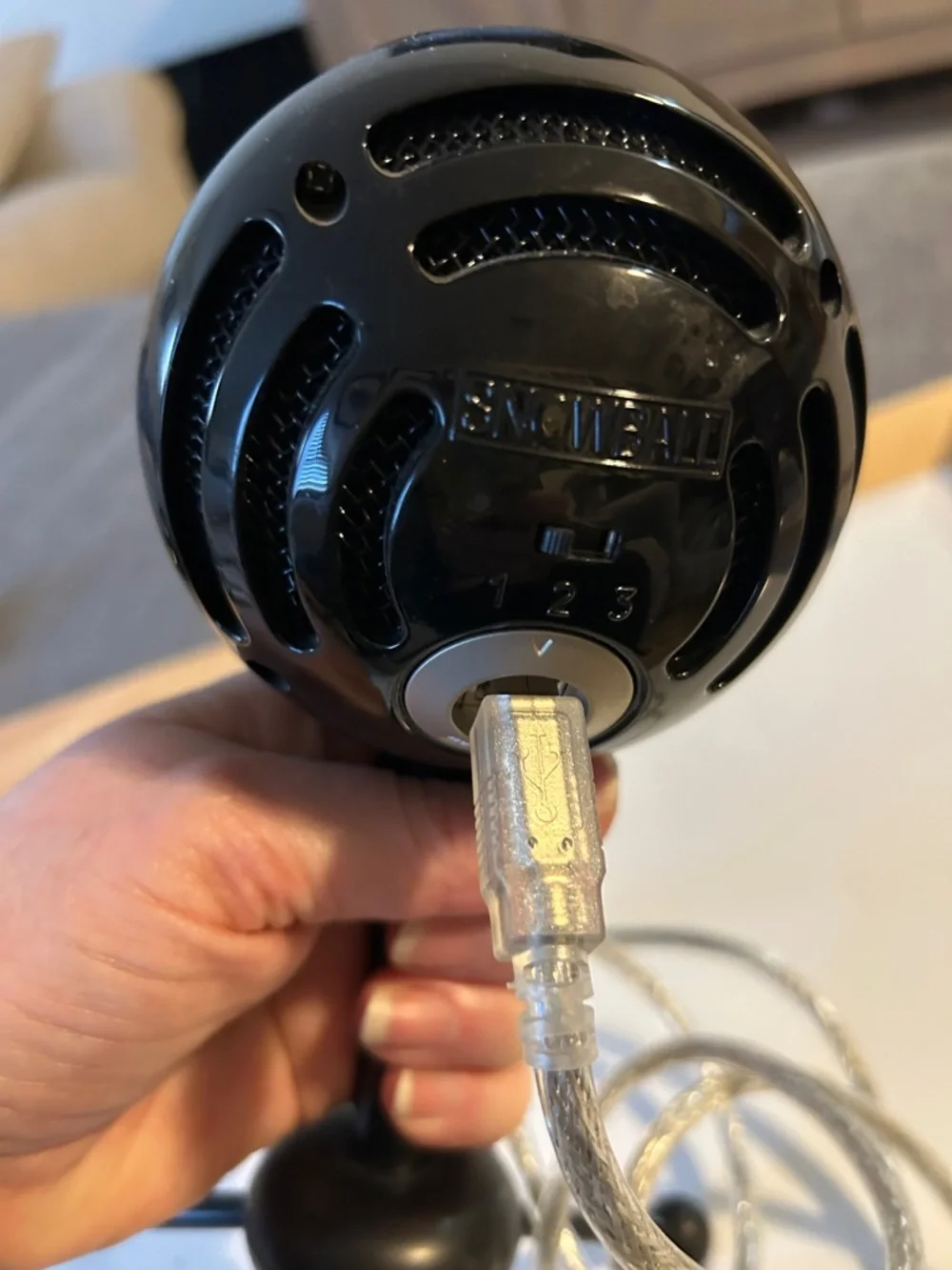 Blue Microphones Snowball Condenser Microphone - Black